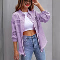 Mid-length Long-Sleeved Denim Jacket