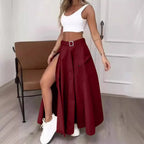 Elegant Long Irregular Skirt