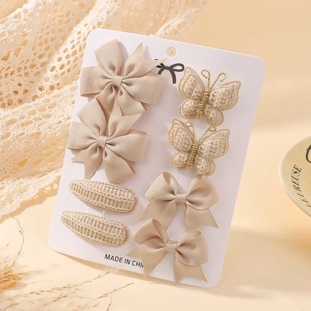 BABY BOWS 8Pcs/Set Butterfly Hair Clips