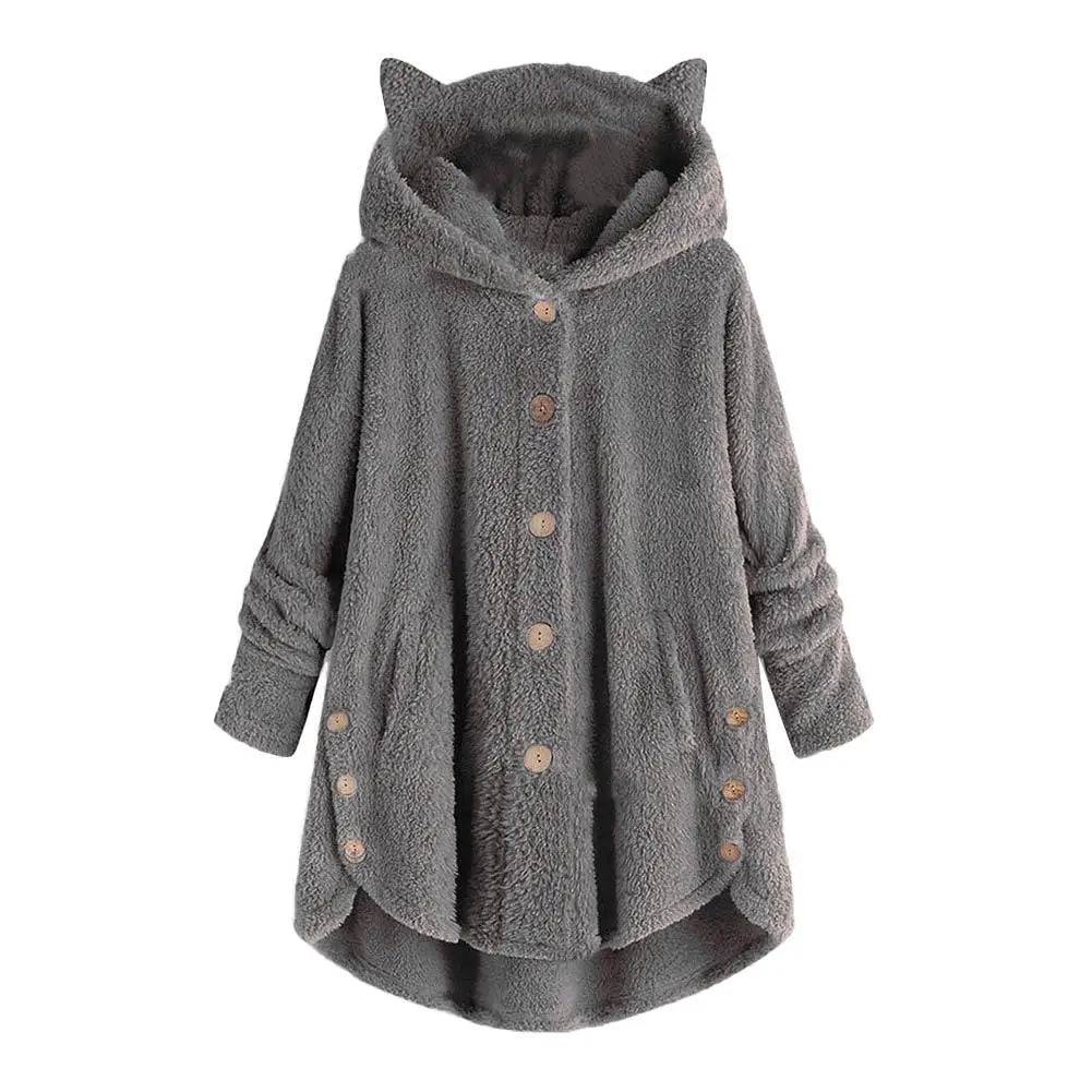 Cat's Ears Fleece Hoodie