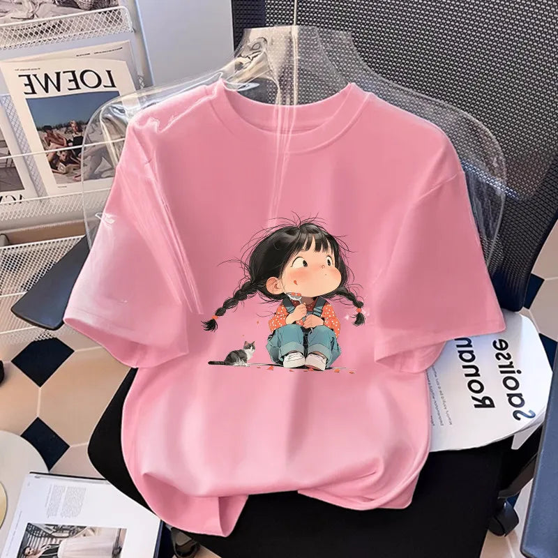 Cute Pure Cotton T-shirt