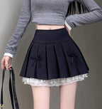 A-line Pleated Skirt Y2k