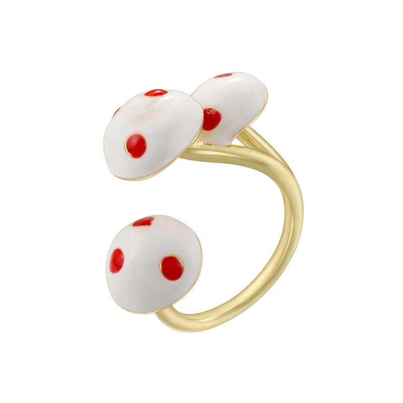ZHUKOU  Mushroom shaped Ring