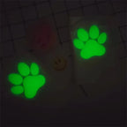 glow in the dark Cat Paw Thigh Highs