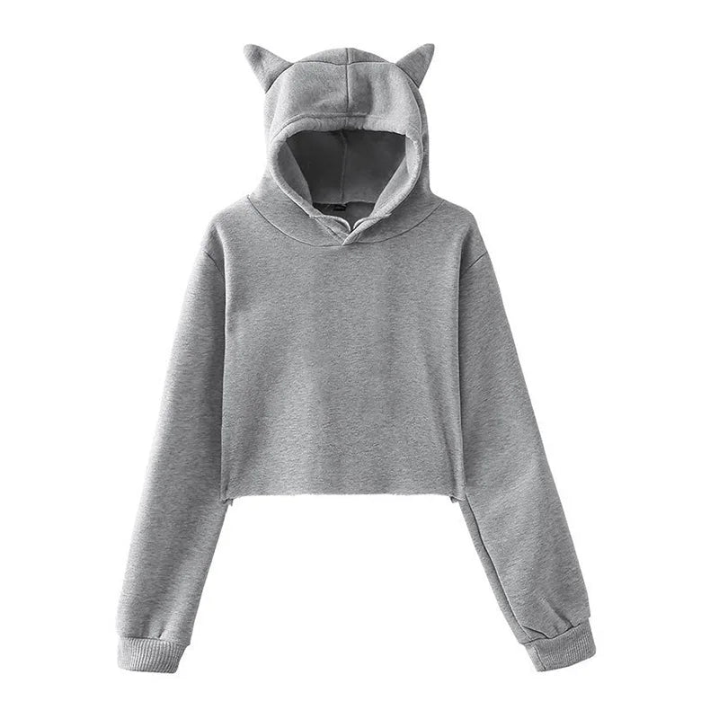 Cat Ear Crop Top