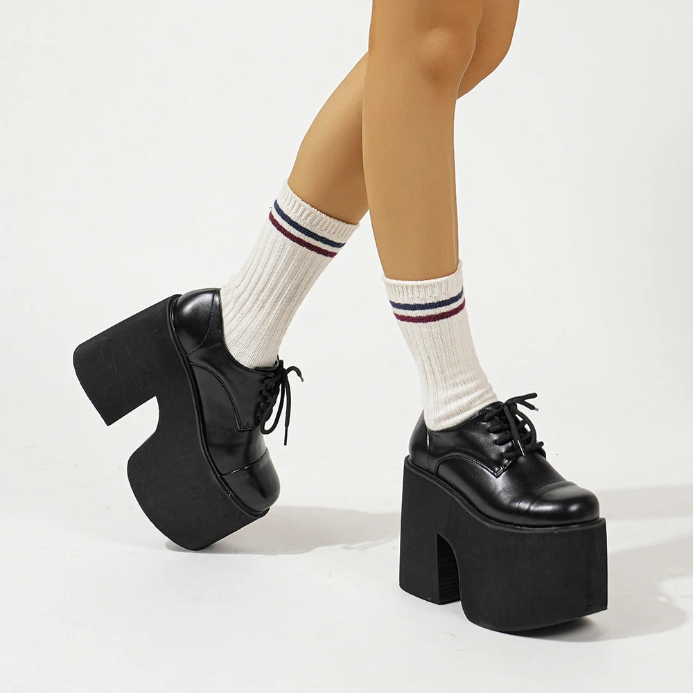 Chunky Heeled Pumps