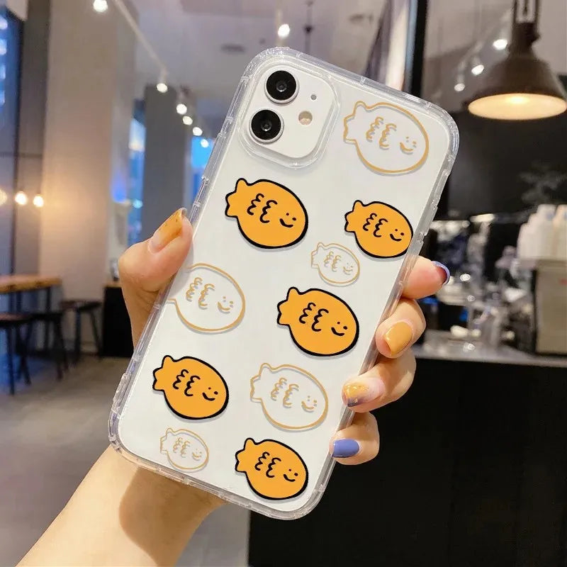 Cute Cat Fishing Phone Case For Samsung