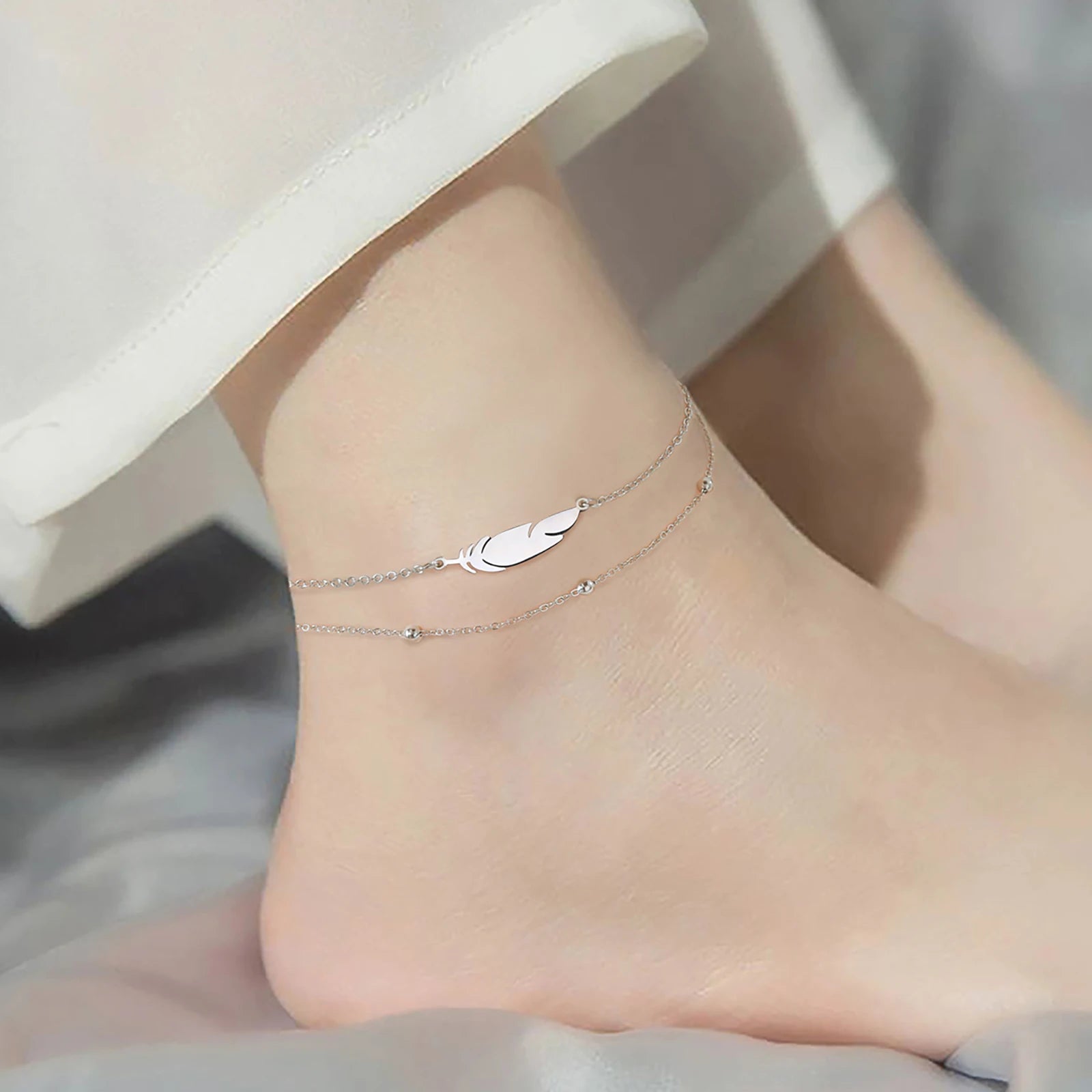 Feather Anklet
