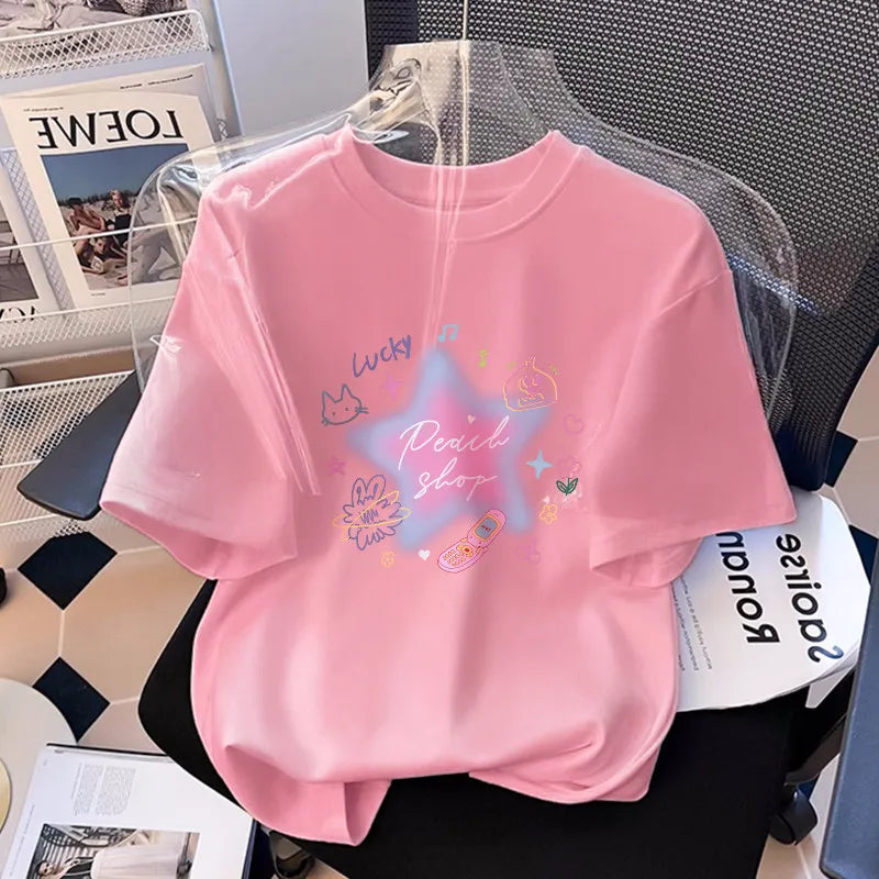 Cute Pure Cotton T-shirt