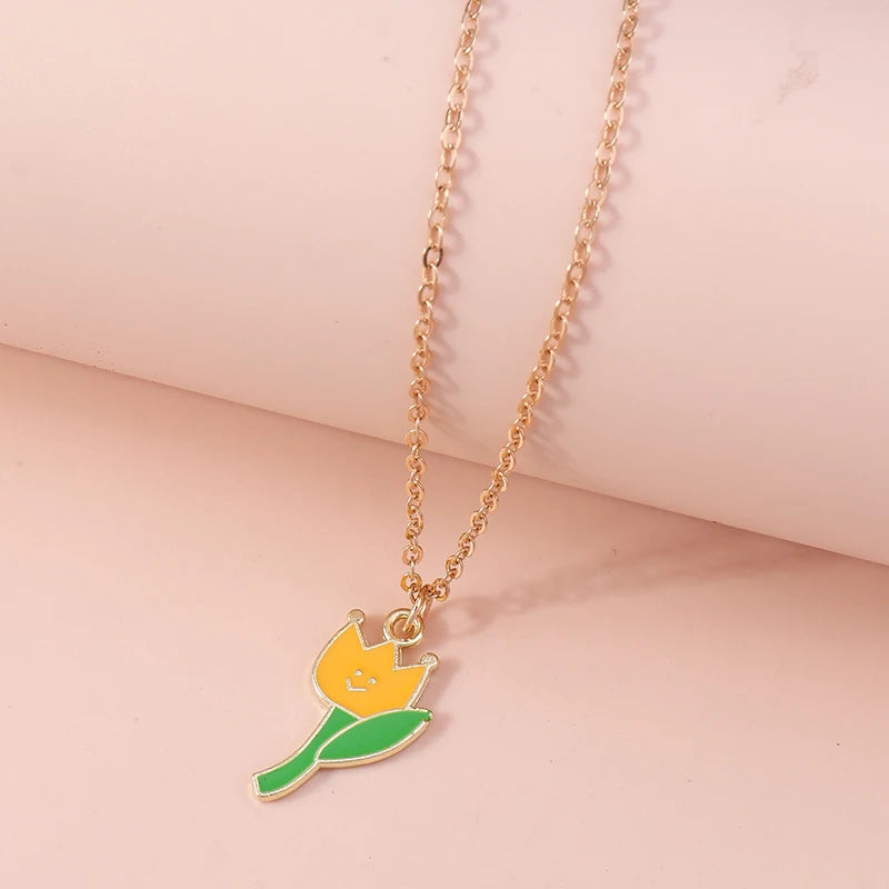 1pc Lovely Flower Necklace