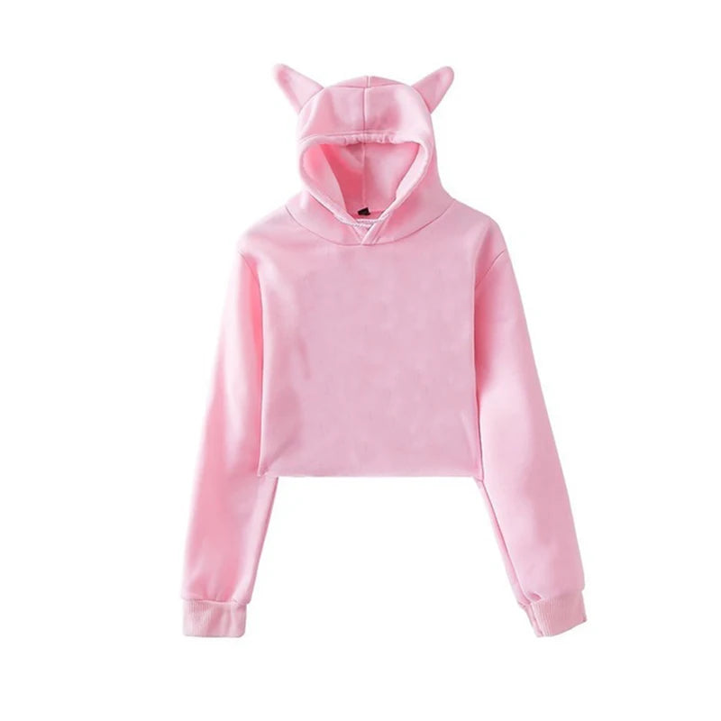 Cat Ear Crop Top