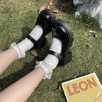 British styls Thick soled shoe