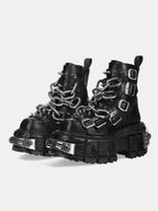 Gothic  Chain Heel Boots