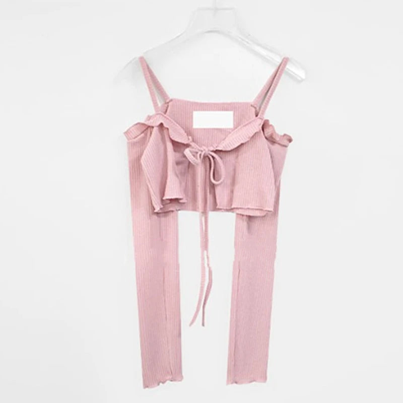 Off Shoulder Lace Up Coat
