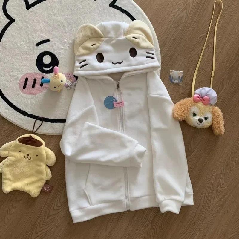 Kawaii Lolita Style Fleece Hoodie