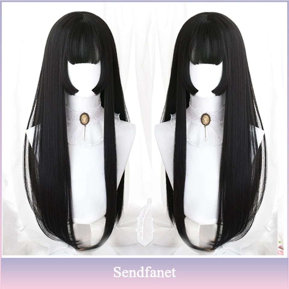AS Long Straight Synthetic Wig