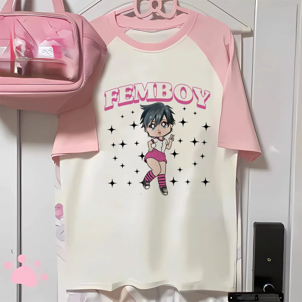 Femboy top tees