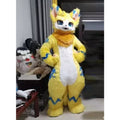 Yellow Long Fur  Fox  Fursuit