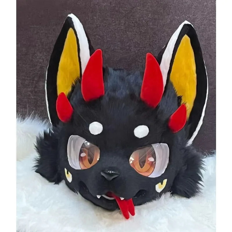 Black Fox Fursuit (head)