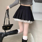 A-line Pleated Skirt Y2k