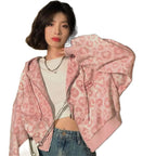 Pink Leopard Print Jacket