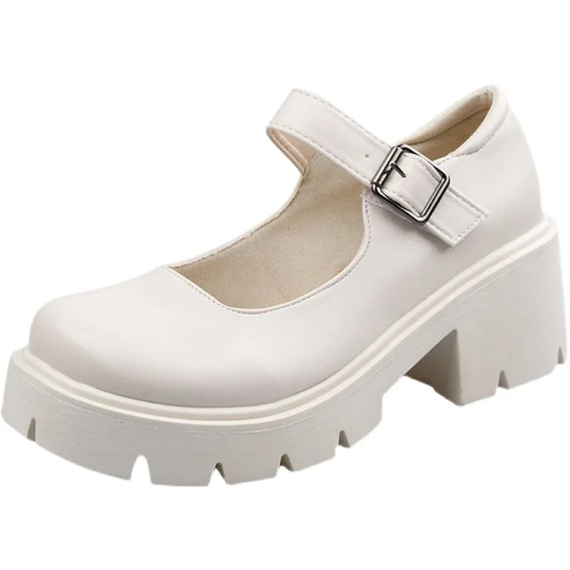 British styls Thick soled shoe