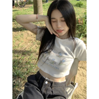 Y2K  Kawaii Crop Top