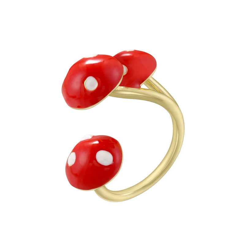 ZHUKOU  Mushroom shaped Ring