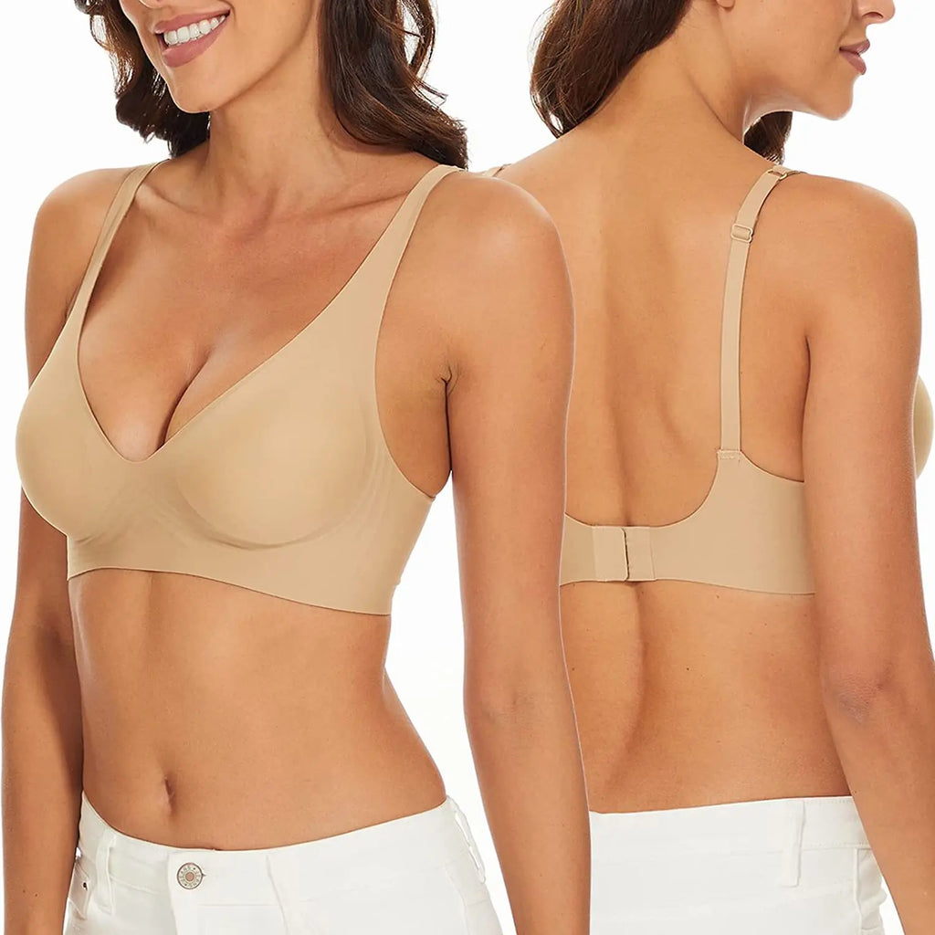 Seamless Push Up Padded  Bra
