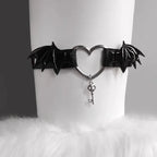 Punk Little Devil Wings Leg Garters