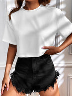 Ribbed Knit Crop Top
