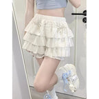 Y2K Sweet Ruffles Mini Skirt