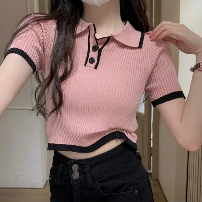 Polo  Knitted Short Sleeves T-shirt