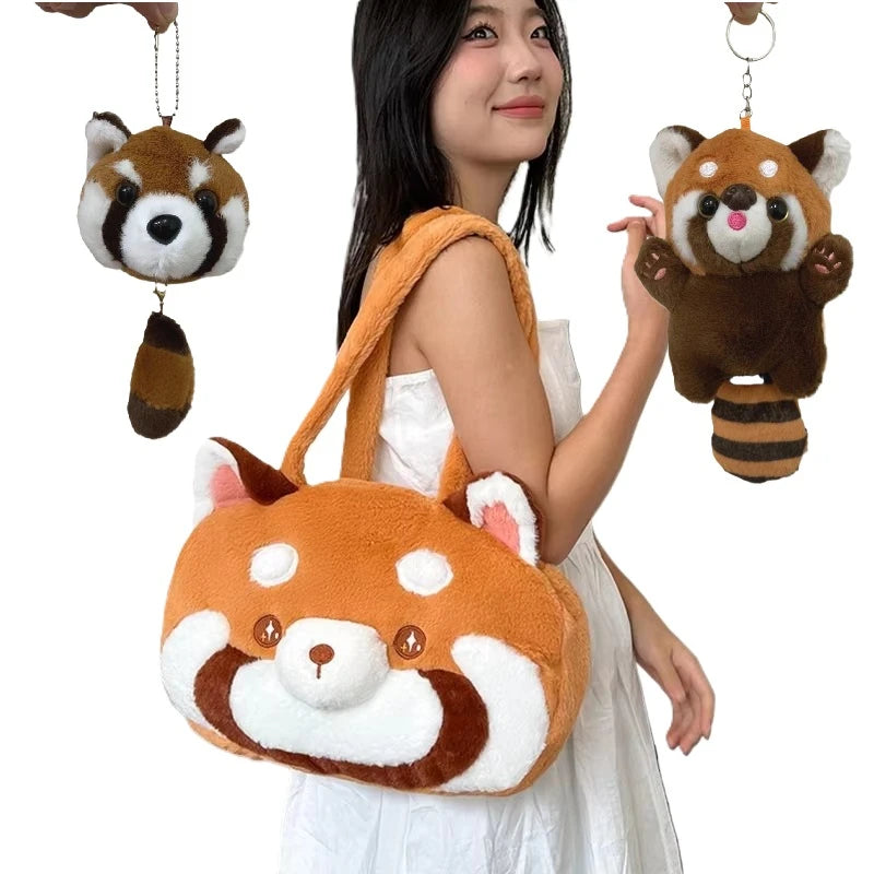 Red Panda Plush Backpack