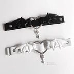 Punk Little Devil Wings Leg Garters