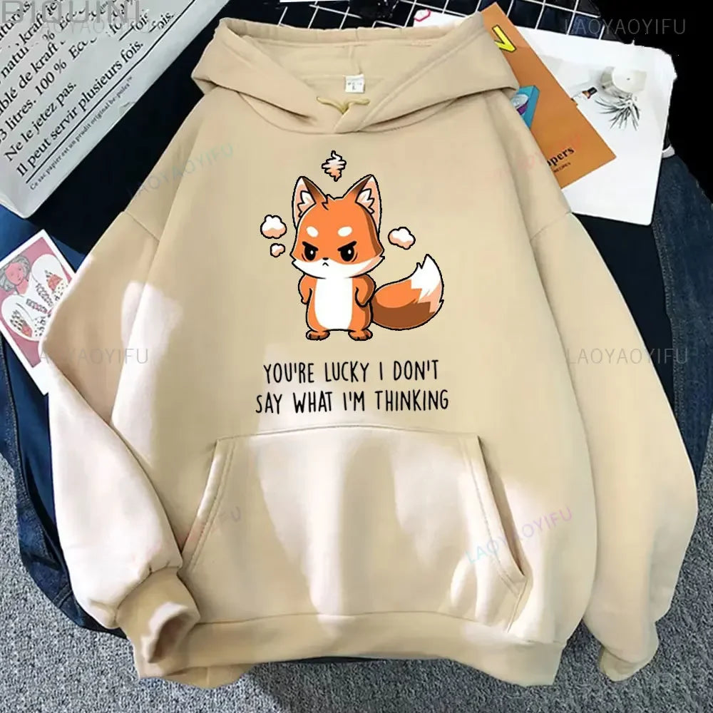 Cute I Don't Give A FoxHoodie