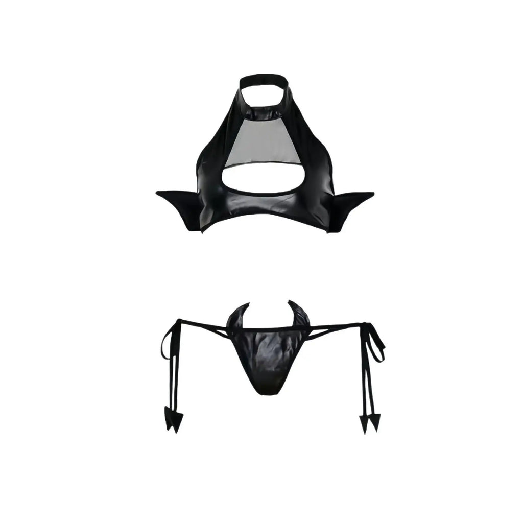 Devil Wing Lingerie Set