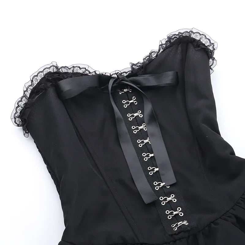 Gothic   Asymmetric Vintage Dress