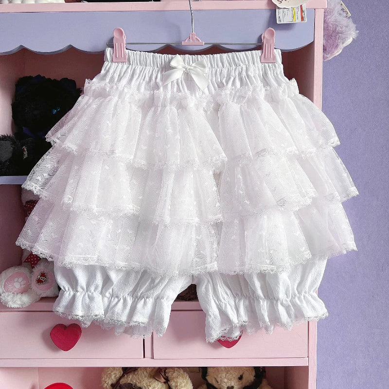 Harajuku Sweet Lace Lolita Shorts/Skirt