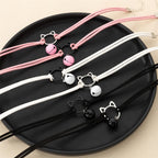 Velvet Cat Bell Choker