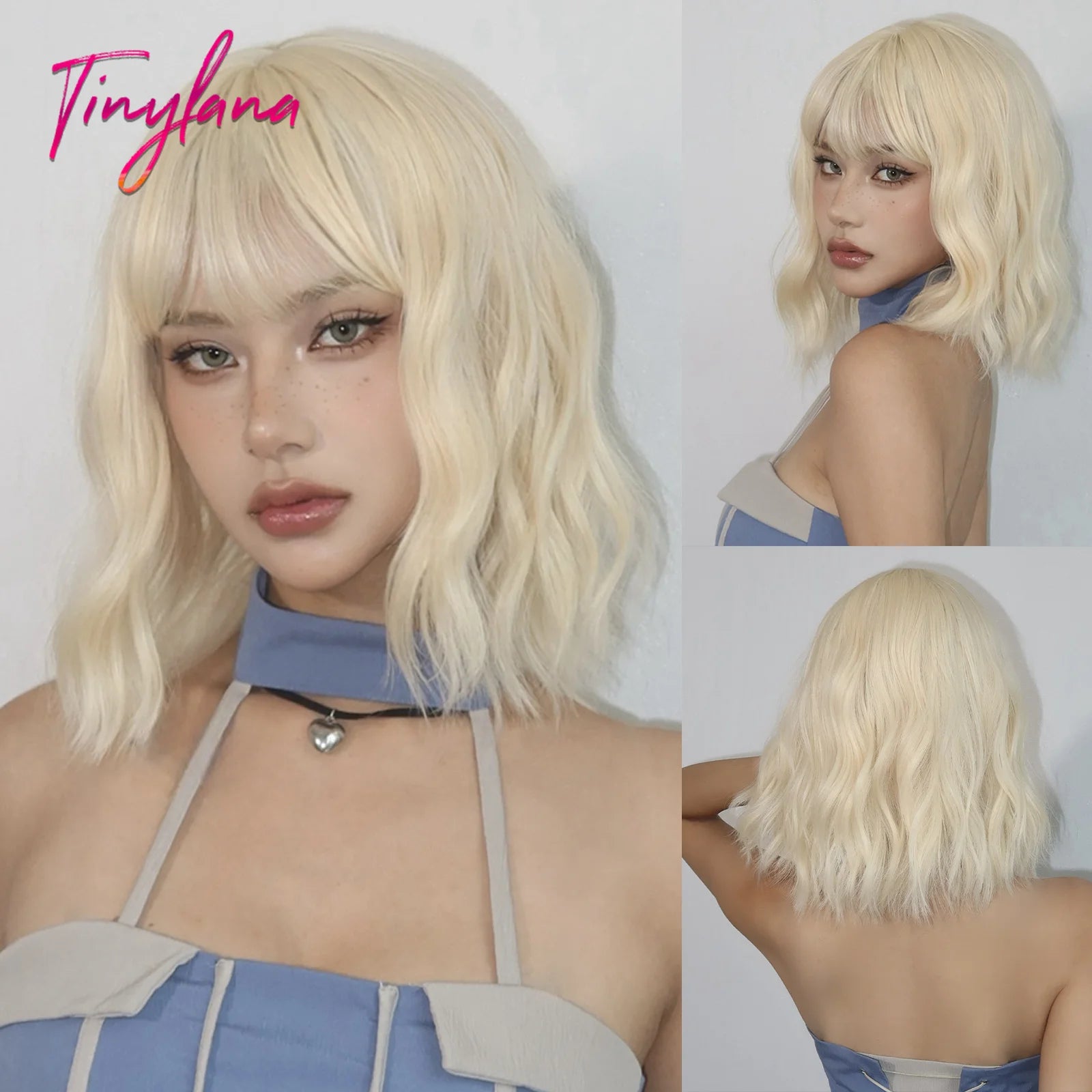 Short  Wavy Synthetic Wigs