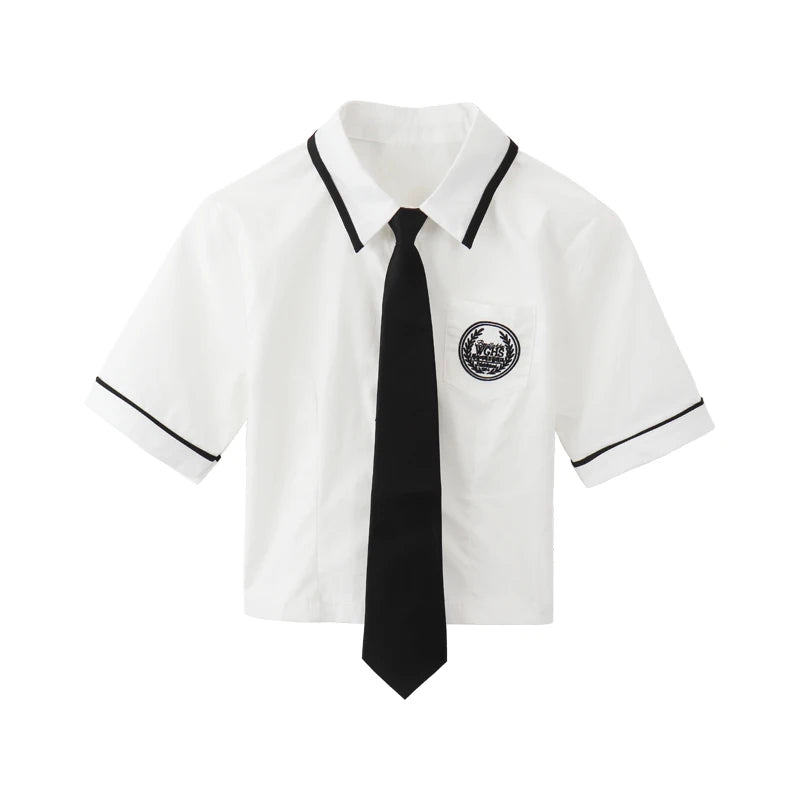 Two-piece Set Japanese Korean Style College School Uniform