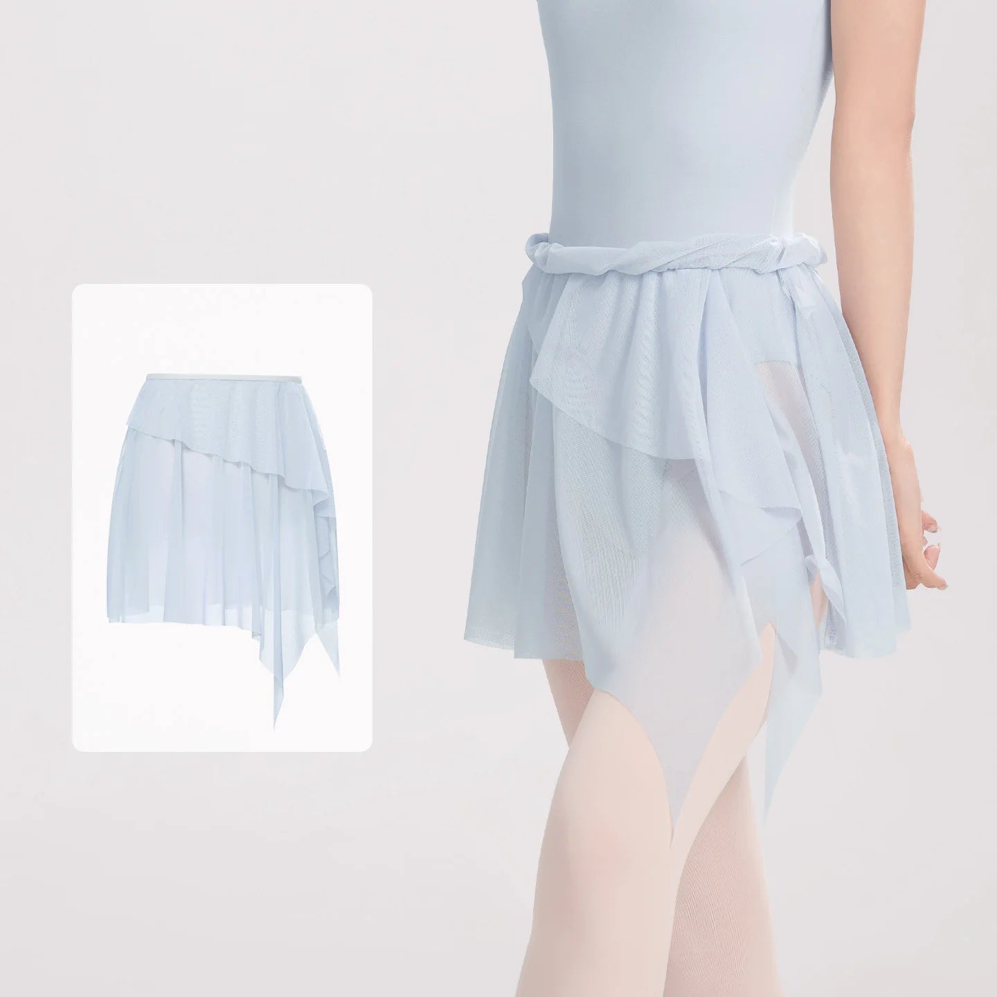 Soft Irregular  Mesh Ballet Skirts