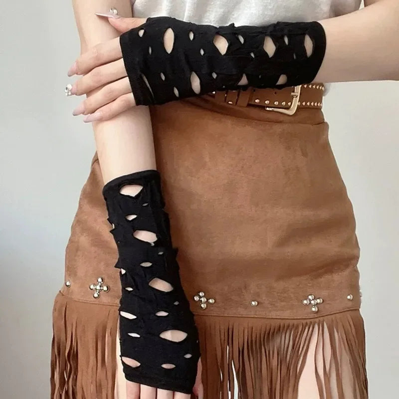 Gothic Fingerless Arm Warmer