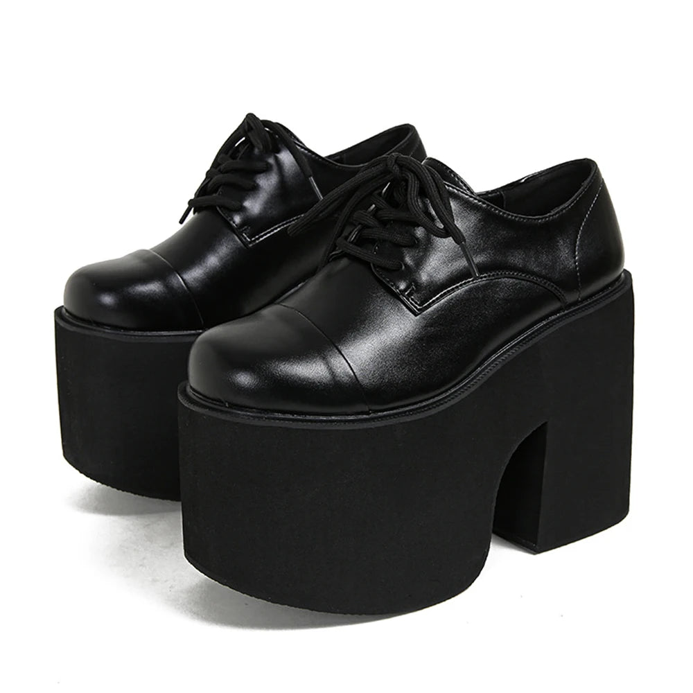 Chunky Heeled Pumps