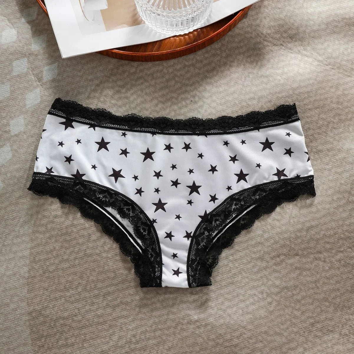 4Pcs Comfortable Breathable Dark Fashion Underpants