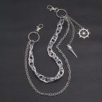 Punk Rivet Pants Chain