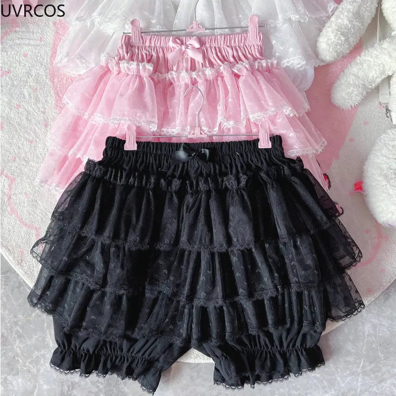 Harajuku Sweet Lace Lolita Shorts/Skirt