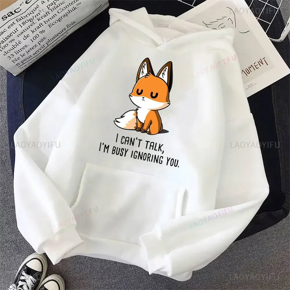 Cute I Don't Give A FoxHoodie