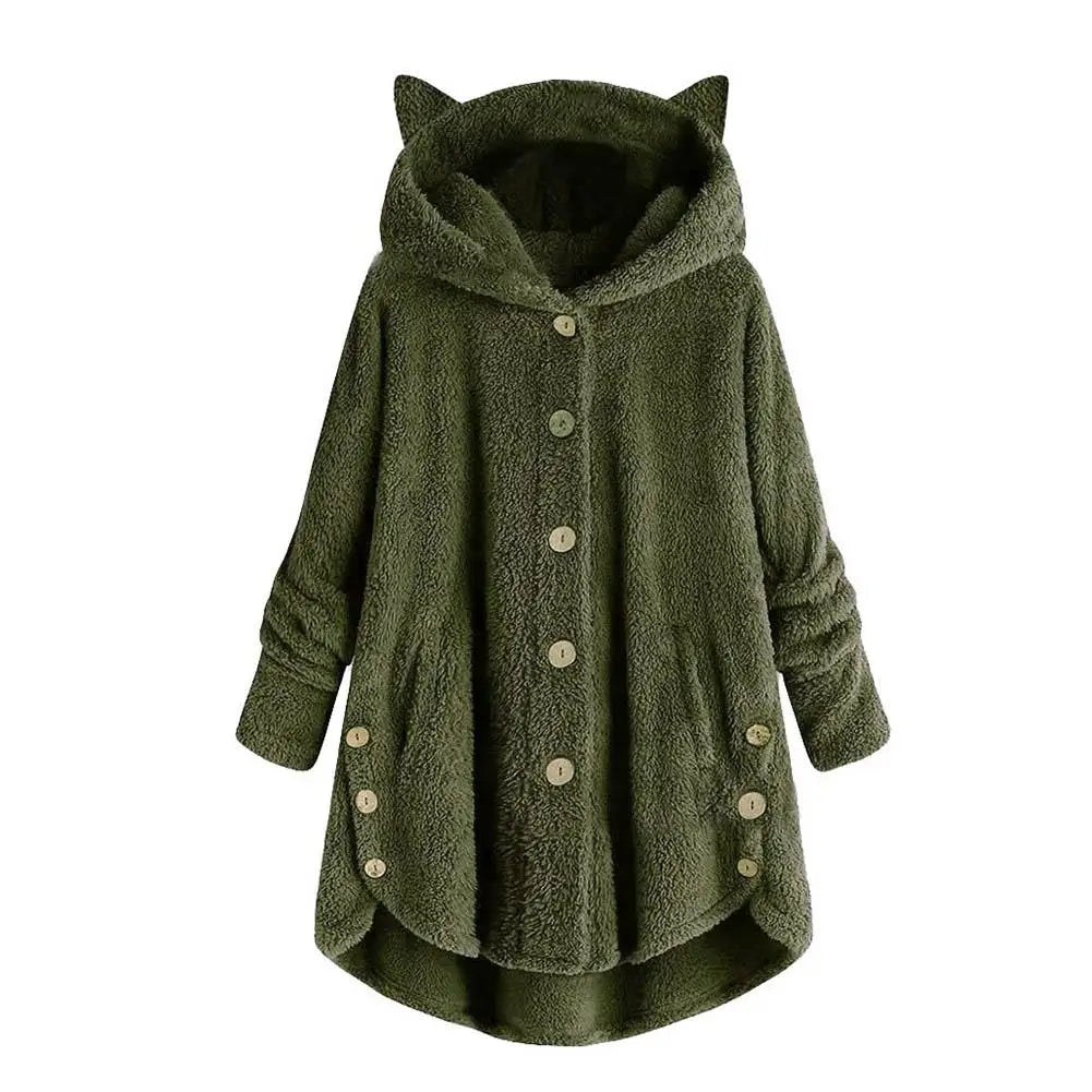 Cat's Ears Fleece Hoodie
